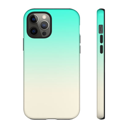 Aqua Cream Gradient Tough Phone Case