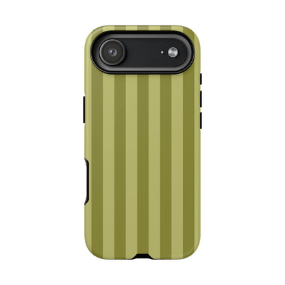 Olive Stripe Tough Phone Case