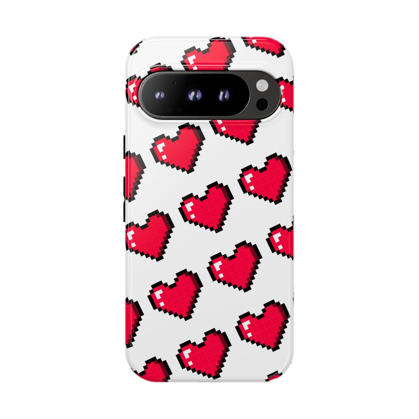 Pixel Heart Tough Phone Case