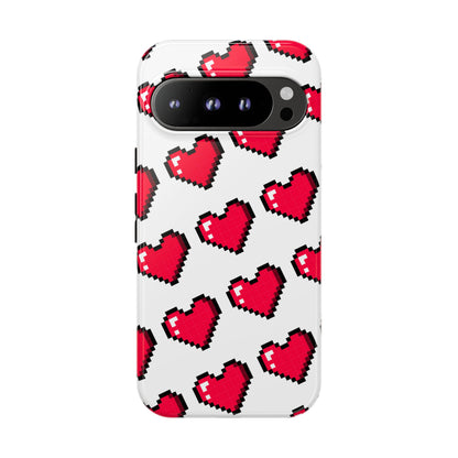 Pixel Heart Tough Phone Case
