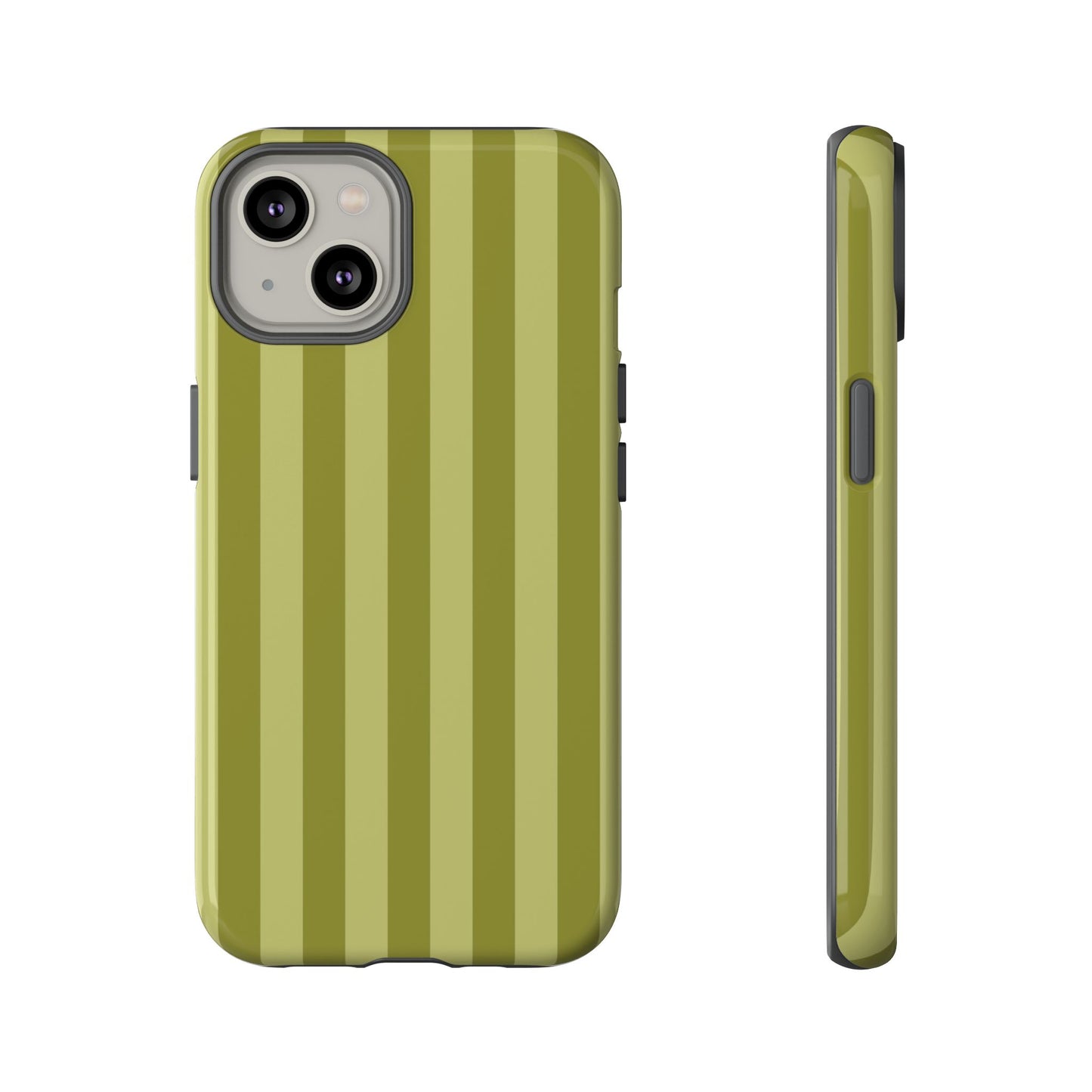Olive Stripe Tough Phone Case