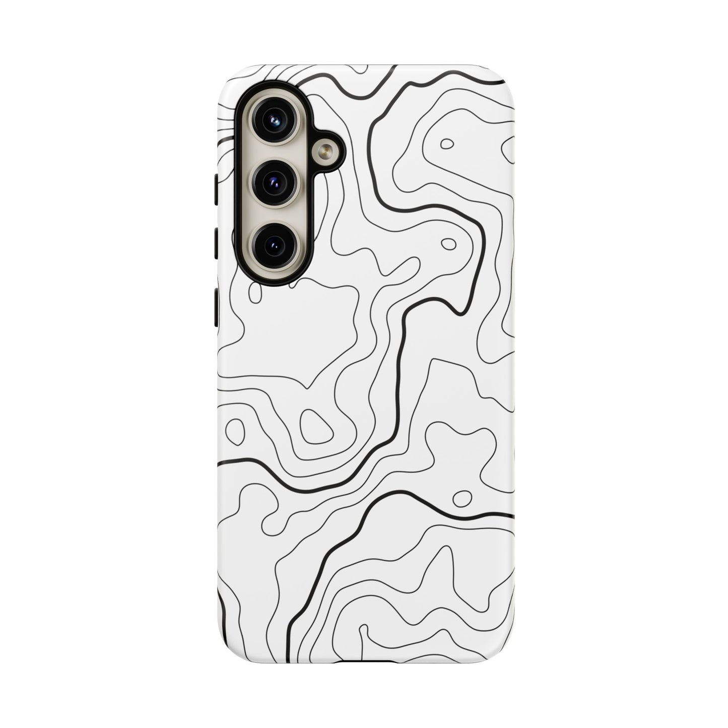 Minimal Topographic Tough Phone Case