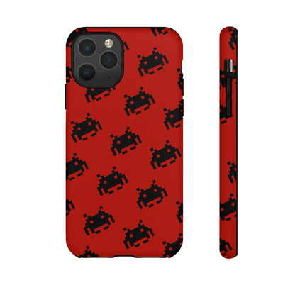 Red Pixel Alien Tough Phone Case