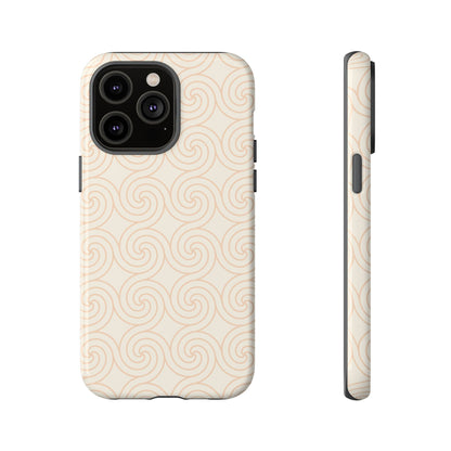 Soft Sand Spiral Tough Phone Case