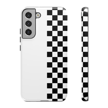 Checker Stripe Tough Phone Case