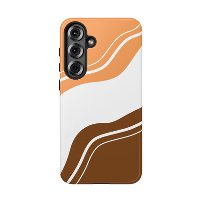 Caramel Cream Wave Tough Phone Case