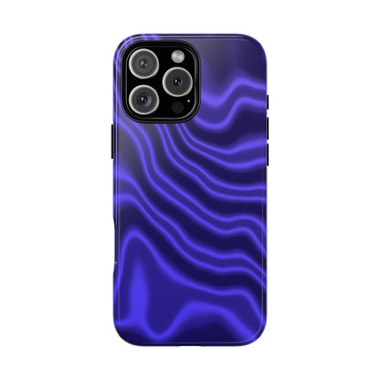 Neon Purple Flow Tough Phone Case