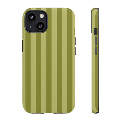 Olive Stripe Tough Phone Case