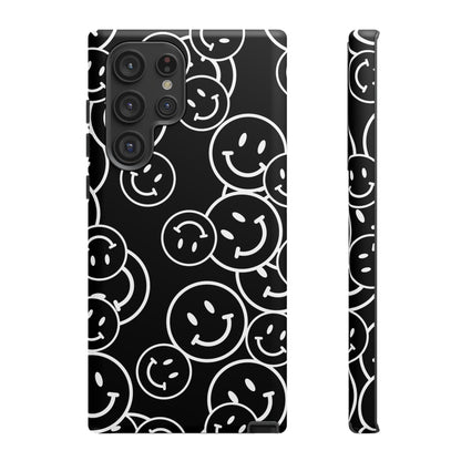 Happy Face Pattern Tough Phone Case