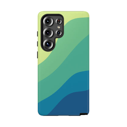 Coastal Green Wave Tough Phone Case