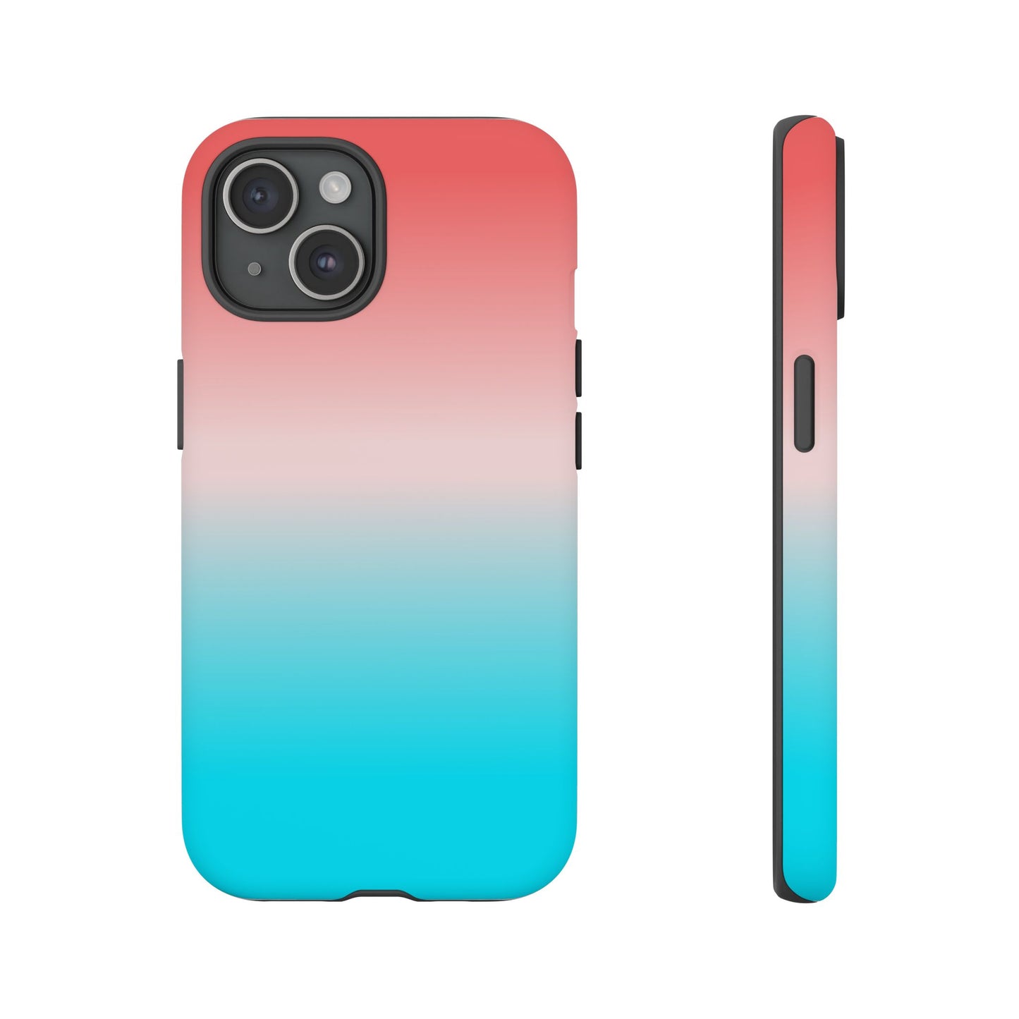 Pink Aqua Gradient Tough Phone Case