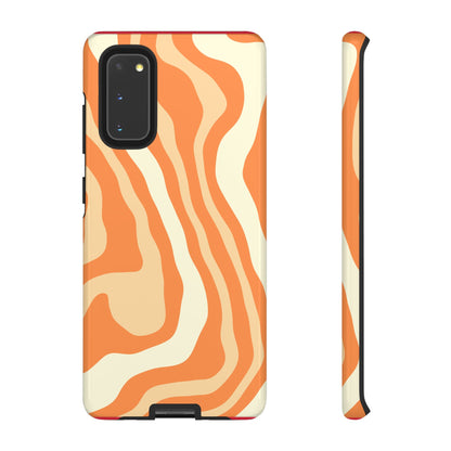 Peach Cream Swirl Tough Phone Case
