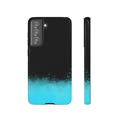 Black Aqua Splash Tough Phone Case