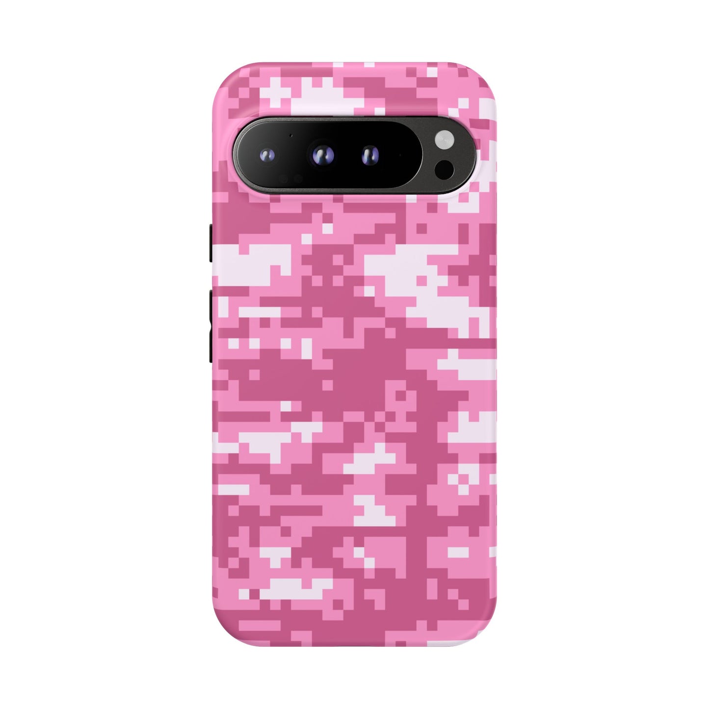 Pink pixel Camo Design Tough Phone Case