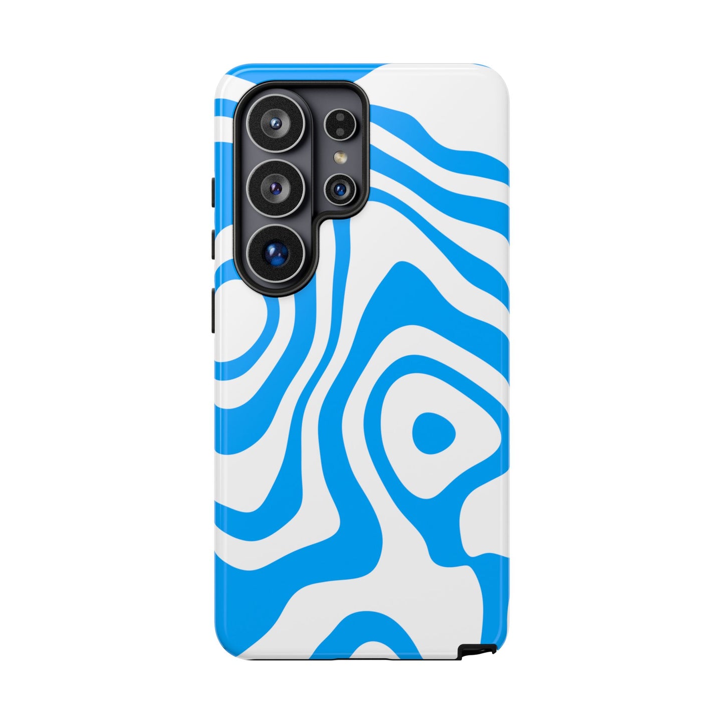 Blue Contour Tough Phone Case