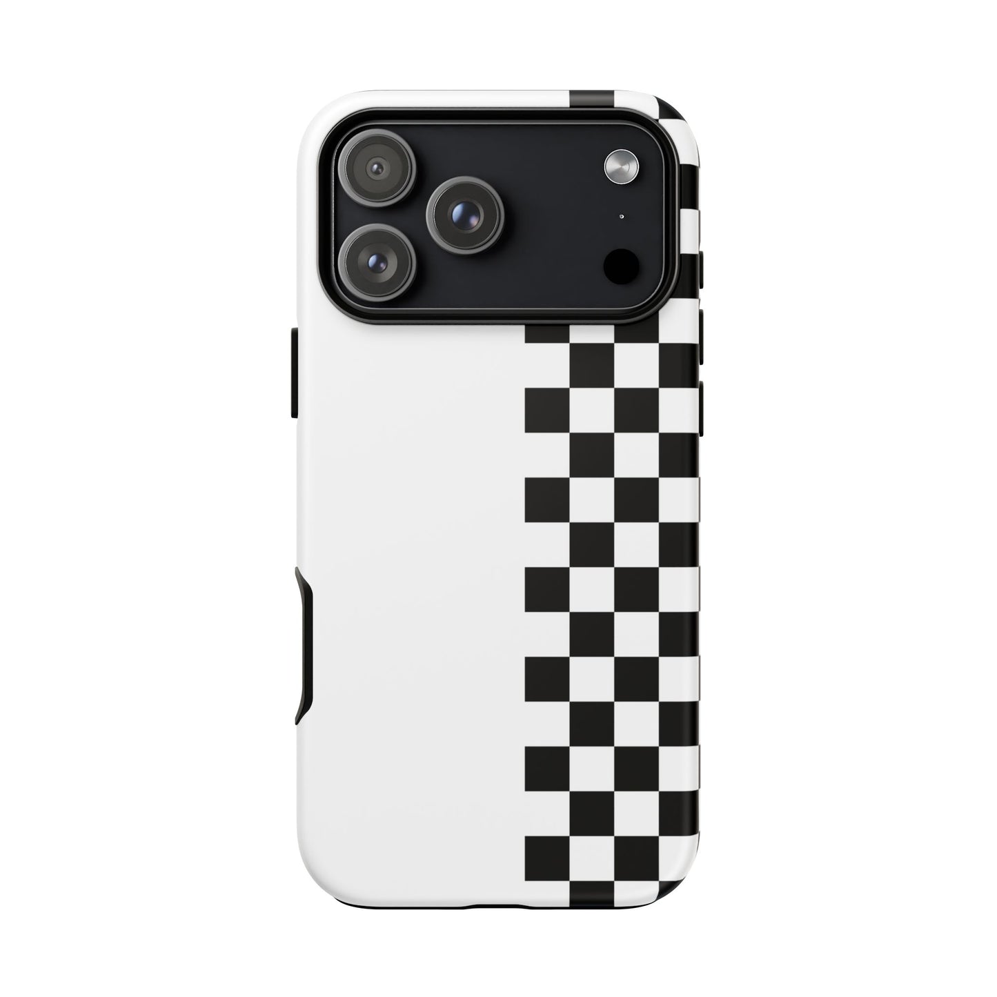 Checker Stripe Tough Phone Case