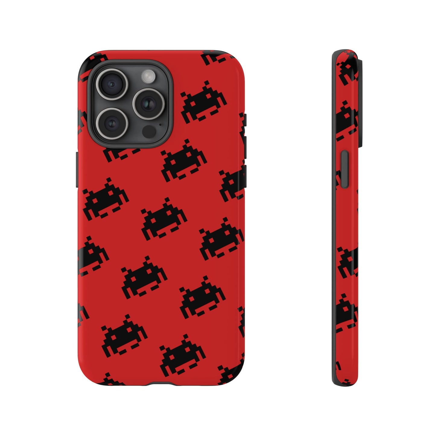 Red Pixel Alien Tough Phone Case