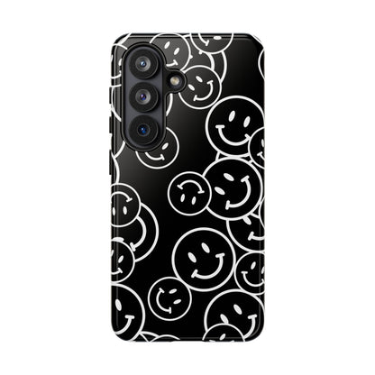 Happy Face Pattern Tough Phone Case
