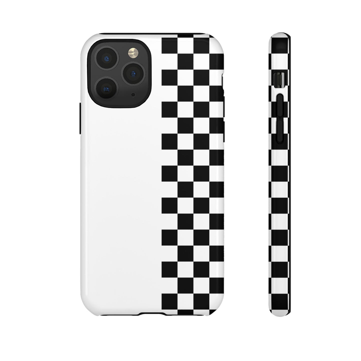 Checker Stripe Tough Phone Case