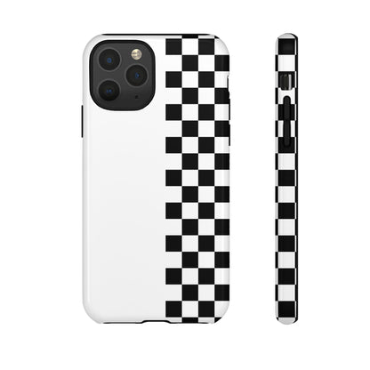 Checker Stripe Tough Phone Case