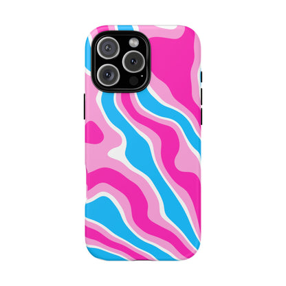 Candy Aqua Wave Tough Phone Case