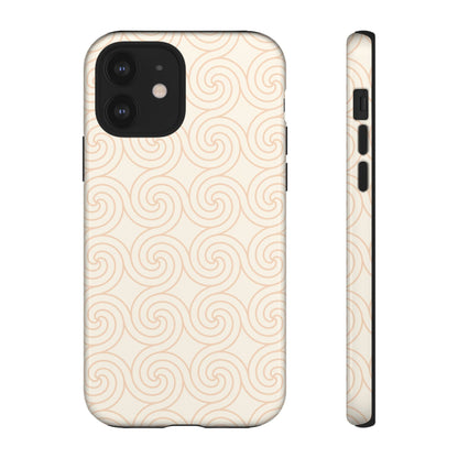 Soft Sand Spiral Tough Phone Case