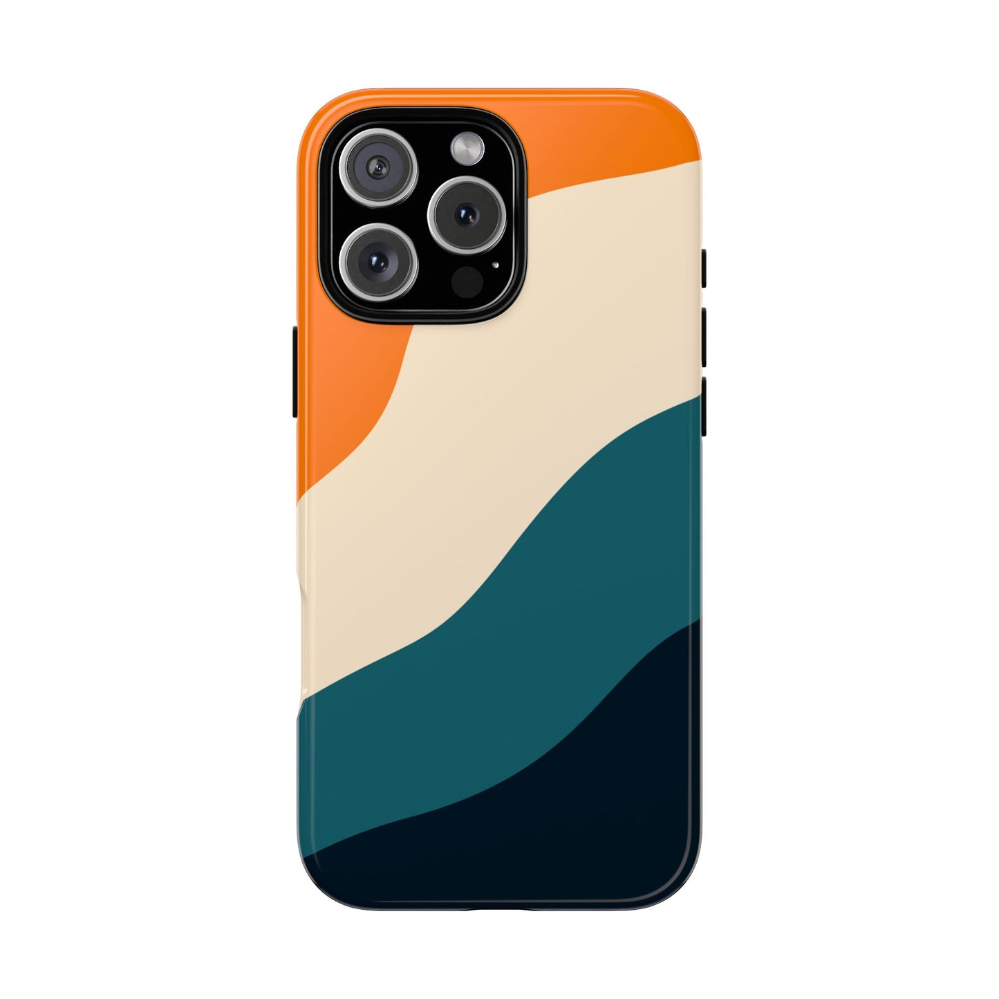 Blue Tide Wave Tough Phone Case
