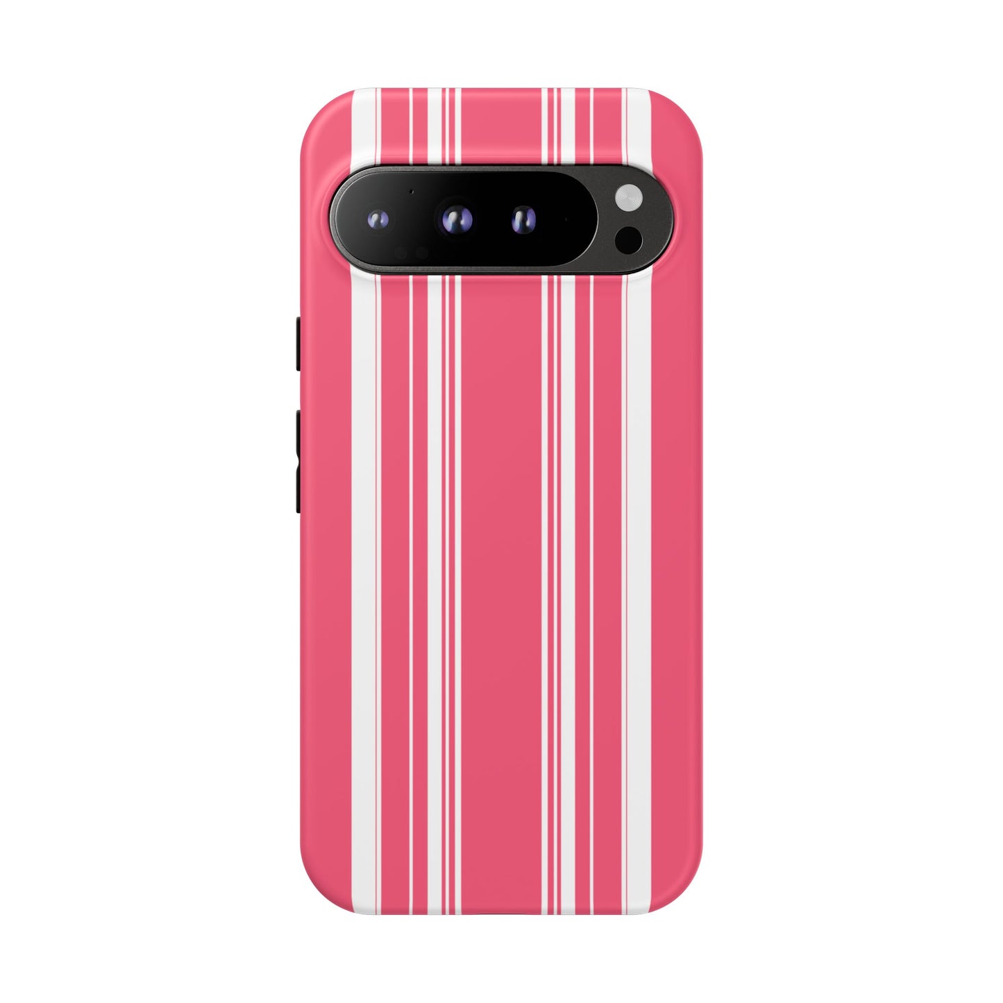 Pink Prep Stripe Tough Phone Case