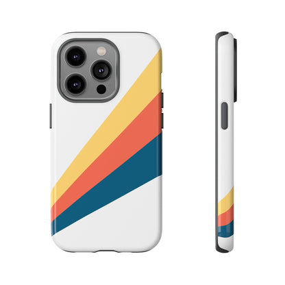 Diagonal Color Stripe Tough Phone Case