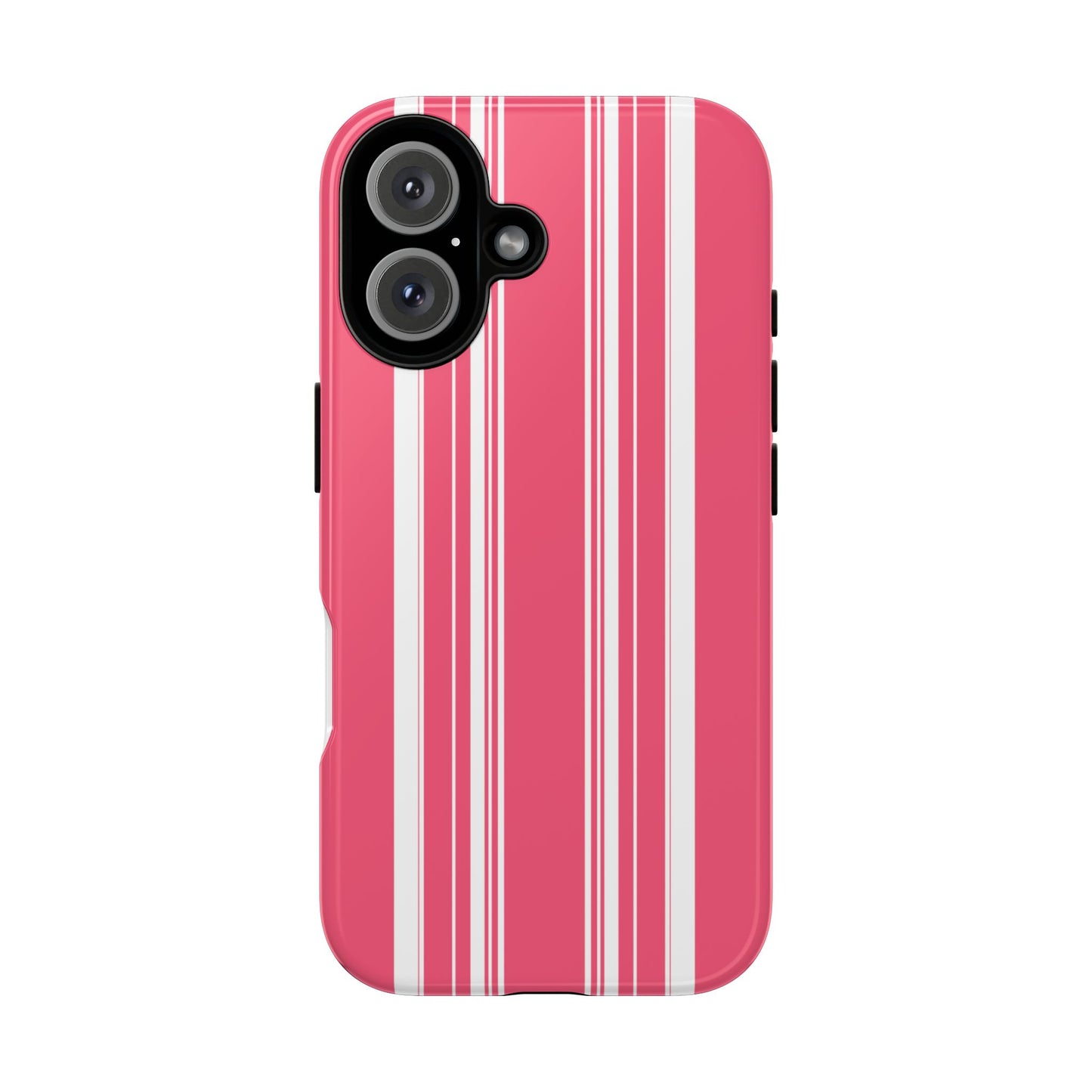 Pink Prep Stripe Tough Phone Case