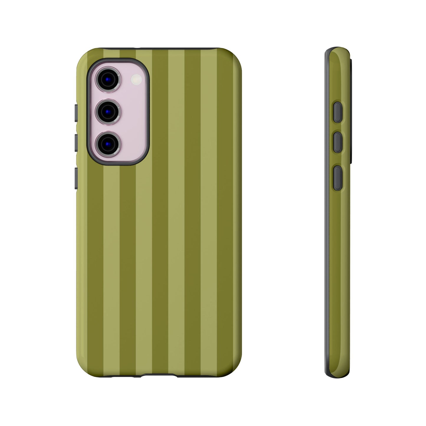 Olive Stripe Tough Phone Case