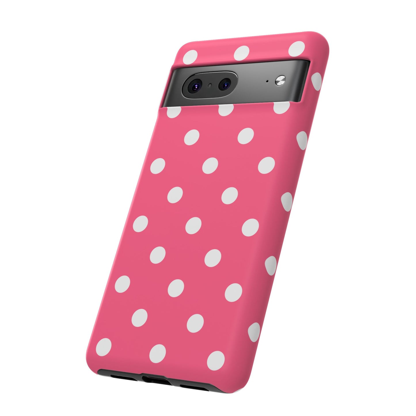 Bubblegum Pink Polka Dot Tough Phone Case