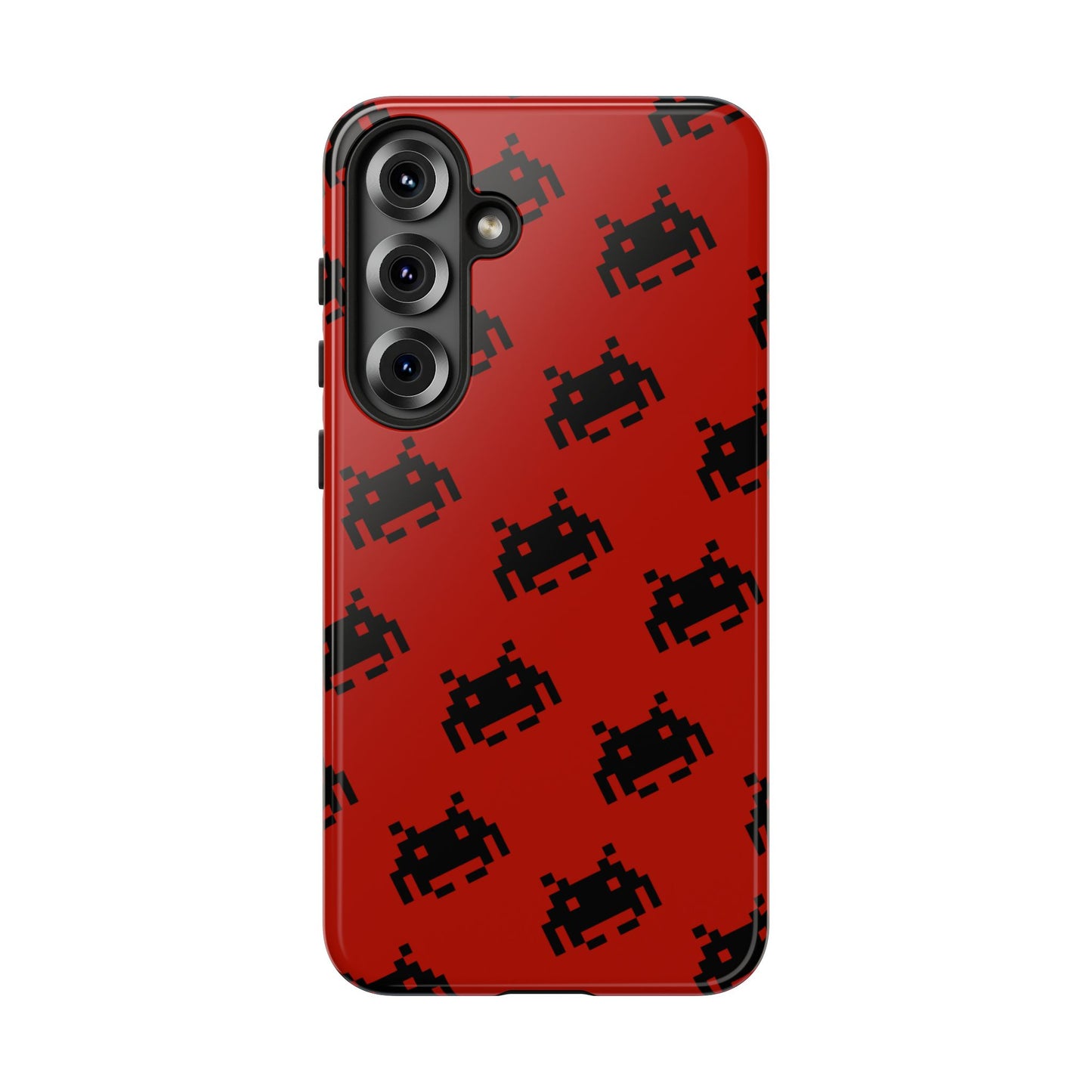 Red Pixel Alien Tough Phone Case