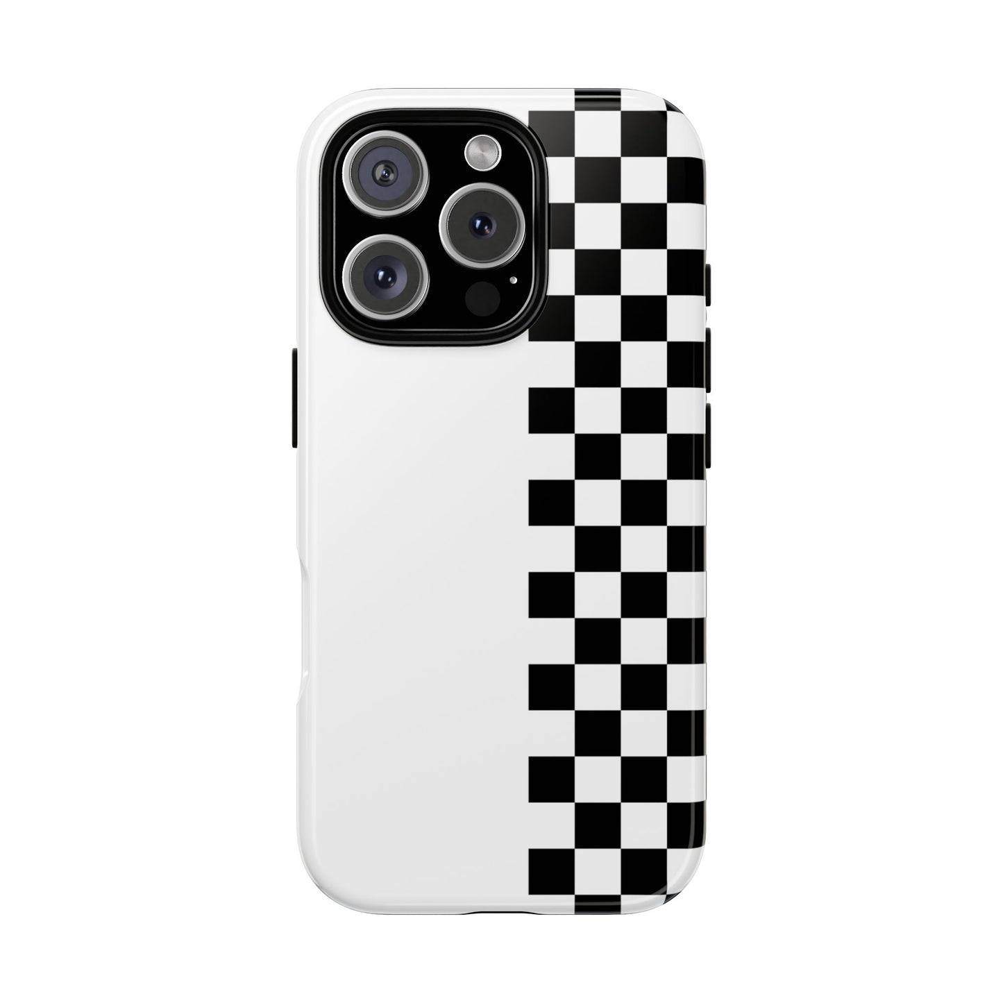 Checker Stripe Tough Phone Case