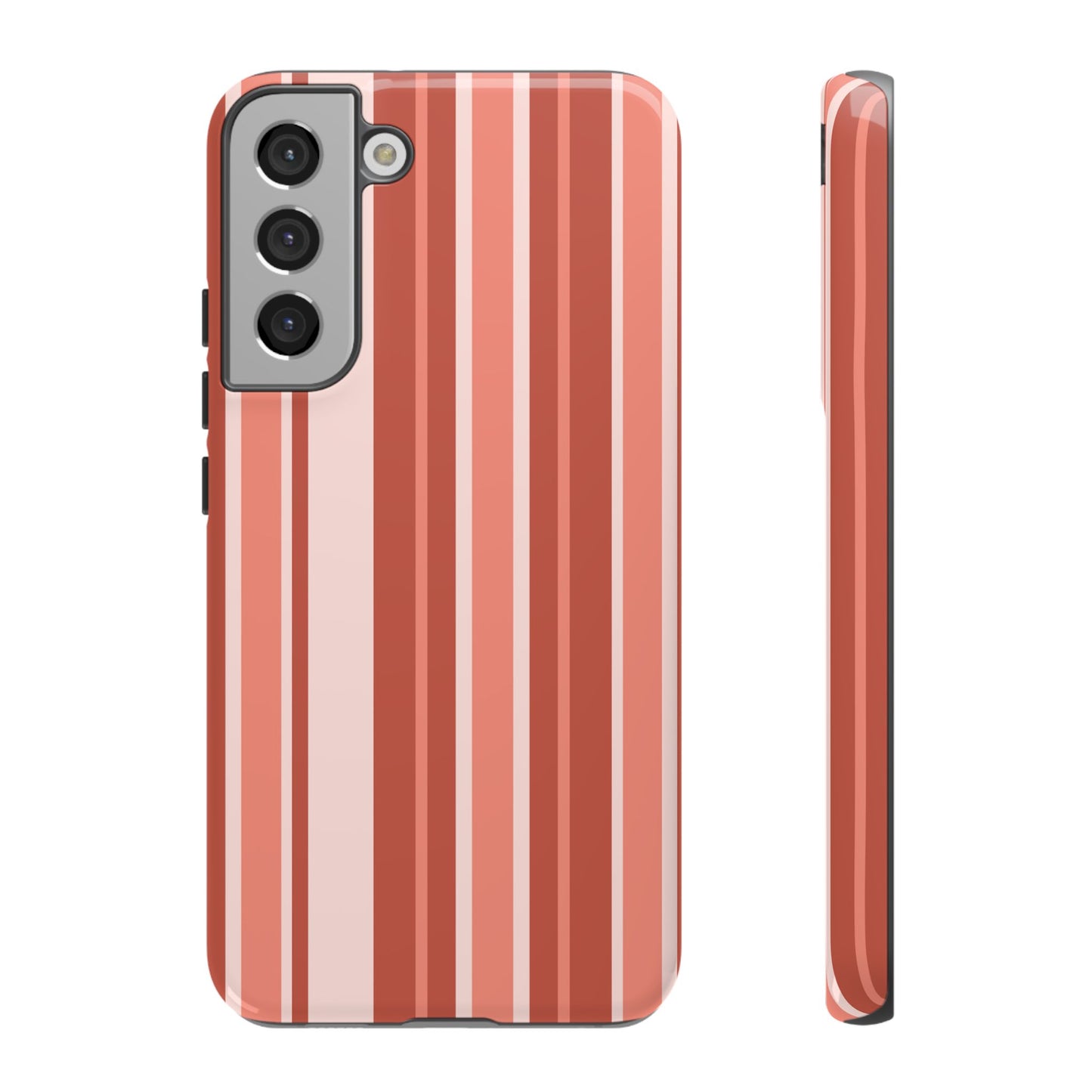 Terracotta Stripe Tough Phone Case