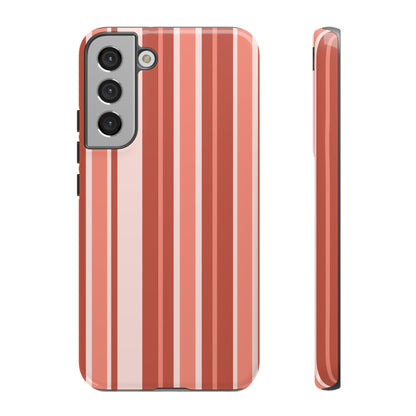 Terracotta Stripe Tough Phone Case