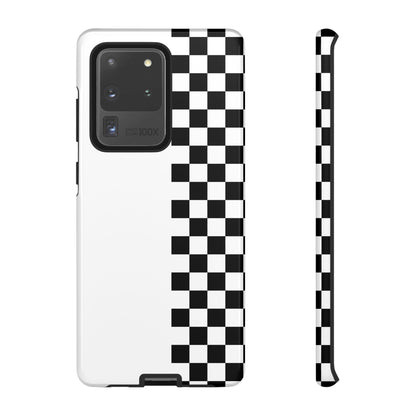 Checker Stripe Tough Phone Case