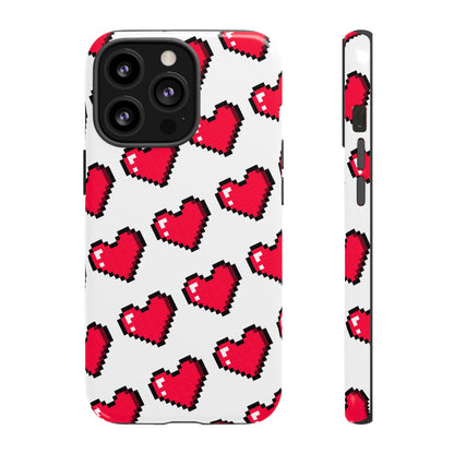 Pixel Heart Tough Phone Case