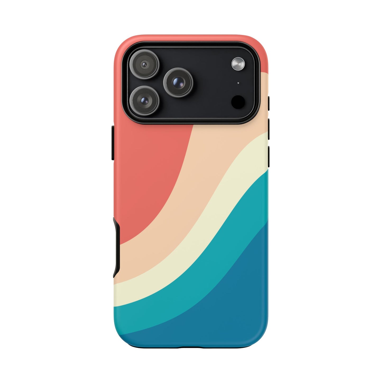 Retro Sunset Wave Tough Phone Case