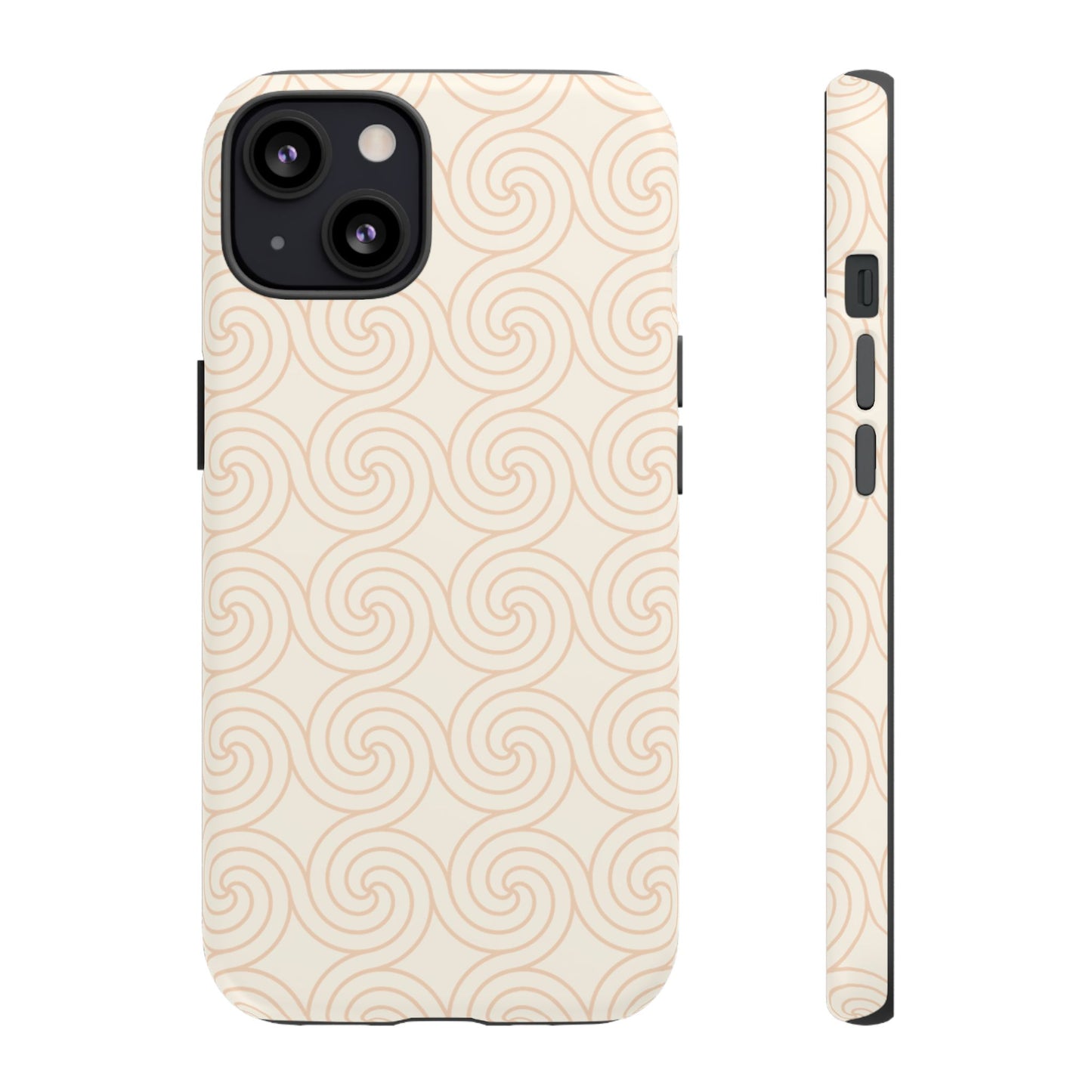 Soft Sand Spiral Tough Phone Case