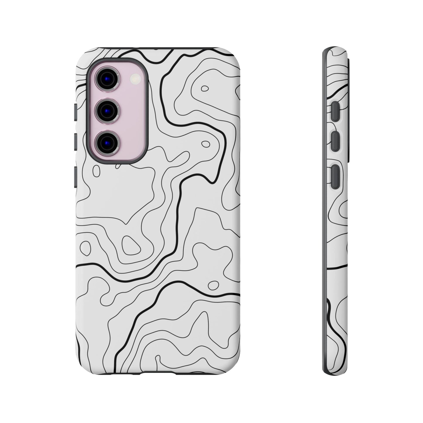 Minimal Topographic Tough Phone Case