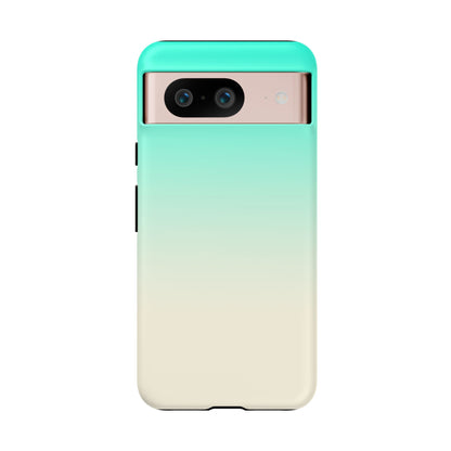 Aqua Cream Gradient Tough Phone Case