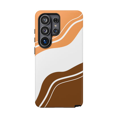 Caramel Cream Wave Tough Phone Case