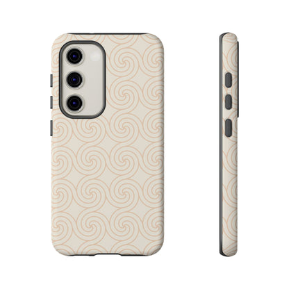 Soft Sand Spiral Tough Phone Case