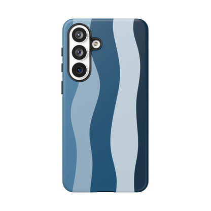 Blue Tide Wave Tough Phone Case