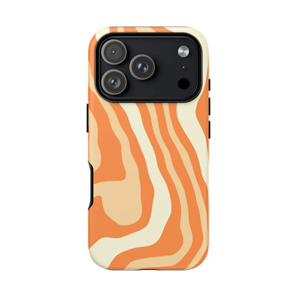 Peach Cream Swirl Tough Phone Case