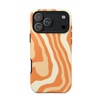 Peach Cream Swirl Tough Phone Case