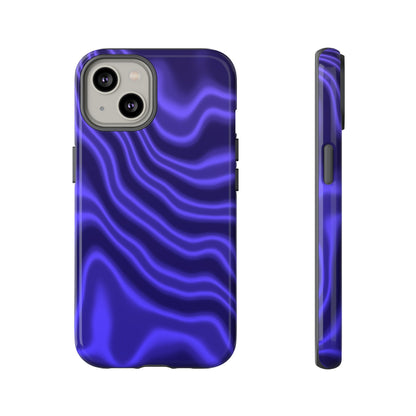 Neon Purple Flow Tough Phone Case