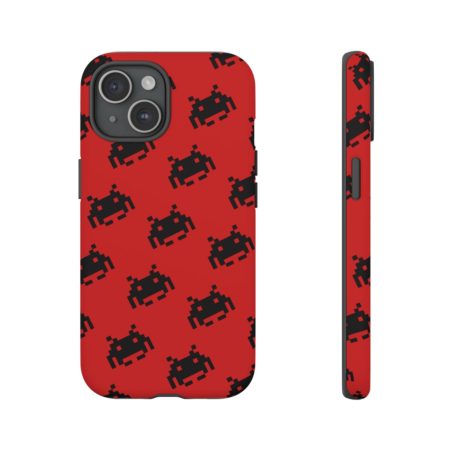 Red Pixel Alien Tough Phone Case