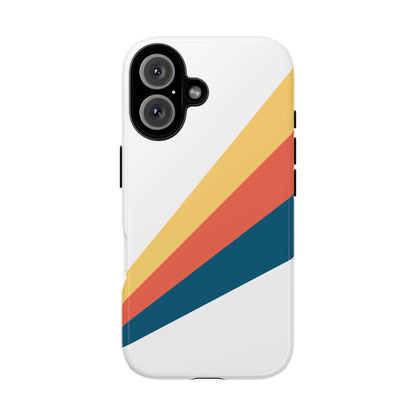 Diagonal Color Stripe Tough Phone Case